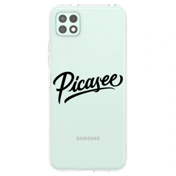 Picasee διαφανής θήκη σιλικόνης Samsung Galaxy A22 A226B 5G - Picasee - old logo - black