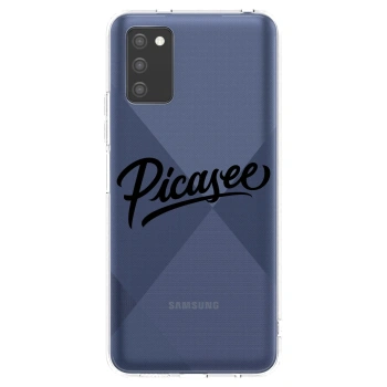Picasee διαφανής θήκη σιλικόνης Samsung Galaxy A02s A025G - Picasee - old logo - black