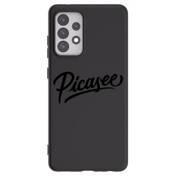 Picasee Μαύρη θήκη σιλικόνης για Samsung Galaxy A52s 5G A528B - Picasee - old logo - black