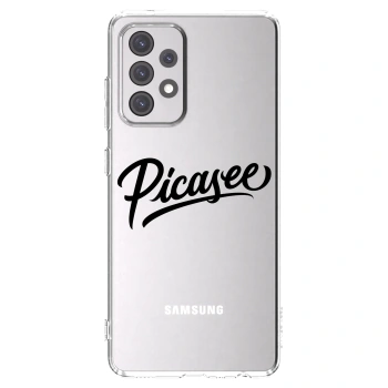 Picasee διαφανής θήκη σιλικόνης Samsung Galaxy A52s 5G A528B - Picasee - old logo - black