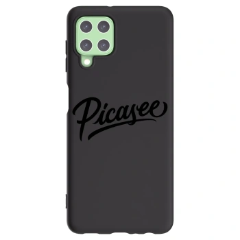 Picasee Μαύρη θήκη σιλικόνης για Samsung Galaxy A22 A225F 4G - Picasee - old logo - black