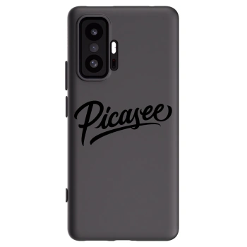 Picasee Μαύρη θήκη σιλικόνης για Xiaomi 11T Pro - Picasee - old logo - black