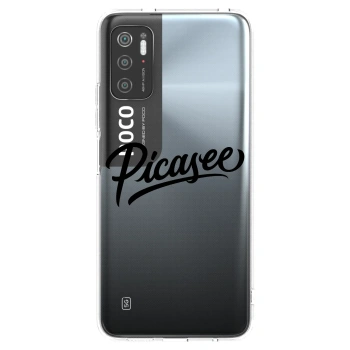 Picasee διαφανής θήκη σιλικόνης Xiaomi Poco M3 Pro 5G - Picasee - old logo - black