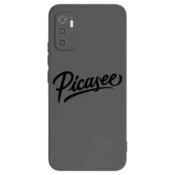 Picasee Μαύρη θήκη σιλικόνης για Xiaomi Poco M3 Pro 5G - Picasee - old logo - black