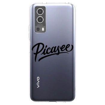 Picasee διαφανής θήκη σιλικόνης Vivo Y72 5G - Picasee - old logo - black