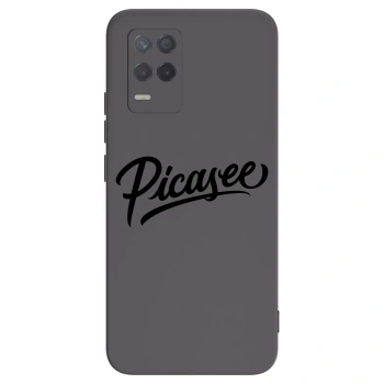 Picasee Μαύρη θήκη σιλικόνης για Realme 8 5G - Picasee - old logo - black
