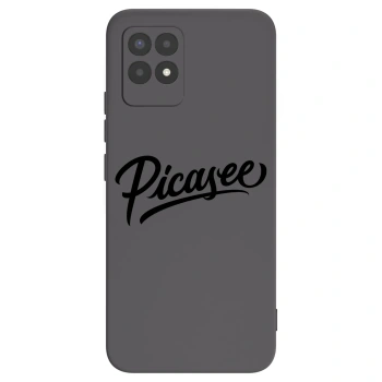 Picasee Μαύρη θήκη σιλικόνης για Realme 8i - Picasee - old logo - black