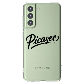 Picasee διαφανής θήκη σιλικόνης Samsung Galaxy S21 FE 5G - Picasee - old logo - black