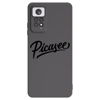 Picasee Μαύρη θήκη σιλικόνης για Xiaomi Redmi Note 11 - Picasee - old logo - black