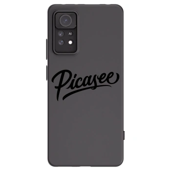 Picasee Μαύρη θήκη σιλικόνης για Xiaomi Redmi Note 11 Pro - Picasee - old logo - black