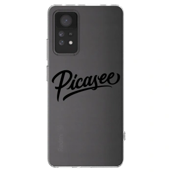 Picasee διαφανής θήκη σιλικόνης Xiaomi Redmi Note 11 Pro 5G - Picasee - old logo - black
