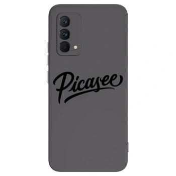 Picasee Μαύρη θήκη σιλικόνης για Realme GT Master Edition 5G - Picasee - old logo - black