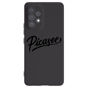 Picasee Μαύρη θήκη σιλικόνης για Samsung Galaxy A53 5G A536 - Picasee - old logo - black