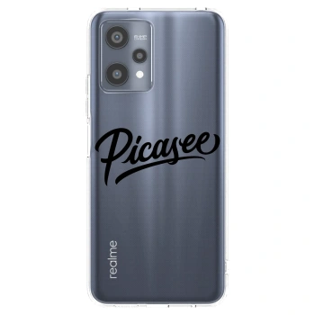 Picasee διαφανής θήκη σιλικόνης Realme 9 Pro 5G - Picasee - old logo - black