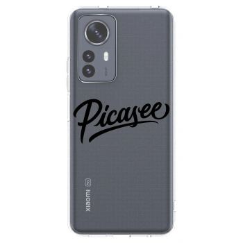 Picasee διαφανής θήκη σιλικόνης Xiaomi 12 Pro - Picasee - old logo - black