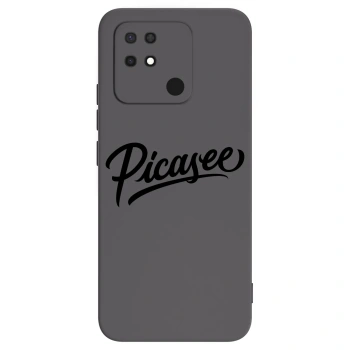 Picasee Μαύρη θήκη σιλικόνης για Xiaomi Redmi 10C - Picasee - old logo - black