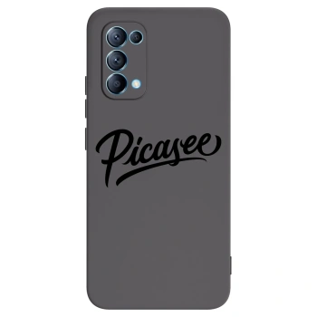 Picasee Μαύρη θήκη σιλικόνης για OPPO Reno 5 5G - Picasee - old logo - black