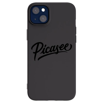 Picasee Μαύρη θήκη σιλικόνης για Apple iPhone 14 Plus - Picasee - old logo - black