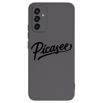 Picasee Μαύρη θήκη σιλικόνης για Samsung Galaxy M13 M135F - Picasee - old logo - black