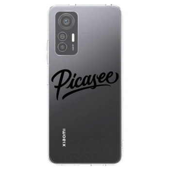 Picasee διαφανής θήκη σιλικόνης Xiaomi 12 Lite - Picasee - old logo - black