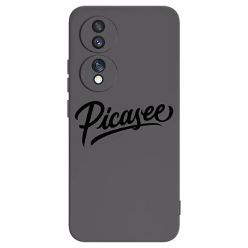 Picasee Μαύρη θήκη σιλικόνης για Honor 70 - Picasee - old logo - black