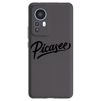 Picasee Μαύρη θήκη σιλικόνης για Xiaomi 12T - Picasee - old logo - black
