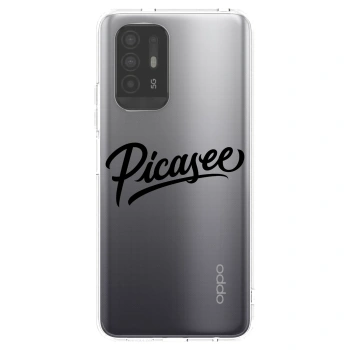 Picasee διαφανής θήκη σιλικόνης OPPO A94 5G - Picasee - old logo - black