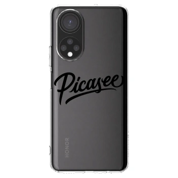 Picasee διαφανής θήκη σιλικόνης Honor X7 - Picasee - old logo - black