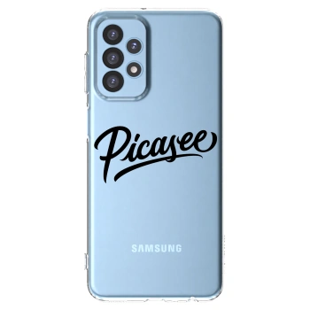 Picasee διαφανής θήκη σιλικόνης Samsung Galaxy A23 A235F 4G - Picasee - old logo - black