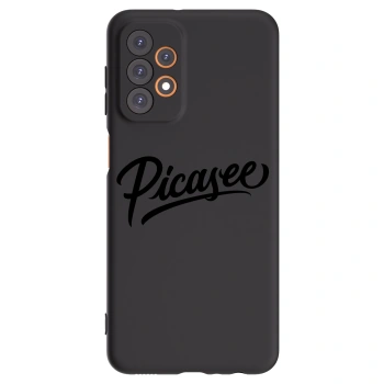 Picasee Μαύρη θήκη σιλικόνης για Samsung Galaxy A23 A236B 5G - Picasee - old logo - black