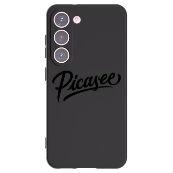Picasee Μαύρη θήκη σιλικόνης για Samsung Galaxy S23 5G - Picasee - old logo - black