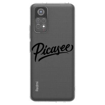 Picasee διαφανής θήκη σιλικόνης Xiaomi Redmi Note 11S 5G - Picasee - old logo - black