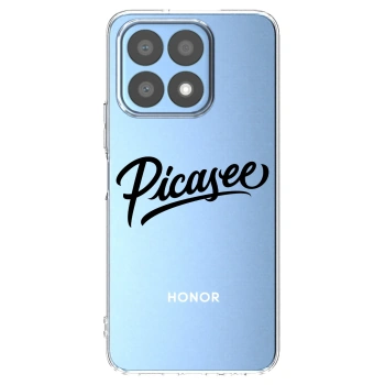 Picasee διαφανής θήκη σιλικόνης Honor X8a - Picasee - old logo - black