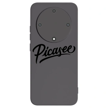 Picasee Μαύρη θήκη σιλικόνης για Honor Magic5 Lite 5G - Picasee - old logo - black