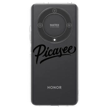 Picasee διαφανής θήκη σιλικόνης Honor Magic5 Lite 5G - Picasee - old logo - black