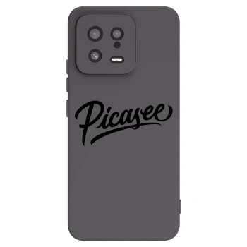 Picasee Μαύρη θήκη σιλικόνης για Xiaomi 13 - Picasee - old logo - black