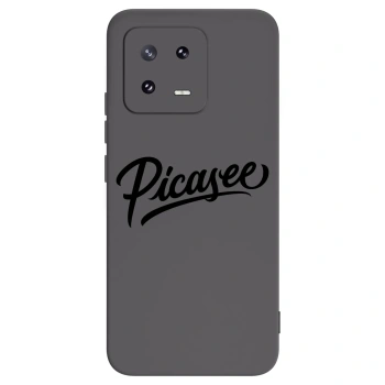 Picasee Μαύρη θήκη σιλικόνης για Xiaomi 13 Pro - Picasee - old logo - black