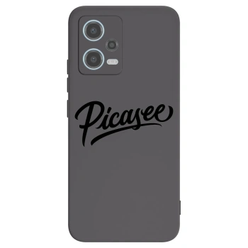 Picasee Μαύρη θήκη σιλικόνης για Xiaomi Redmi Note 12 5G - Picasee - old logo - black