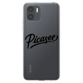 Picasee διαφανής θήκη σιλικόνης Xiaomi Redmi A2 - Picasee - old logo - black