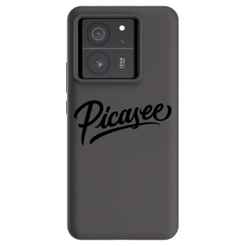 Picasee Μαύρη θήκη σιλικόνης για Xiaomi 13T - Picasee - old logo - black