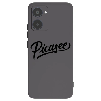Picasee Μαύρη θήκη σιλικόνης για Realme 10 4G - Picasee - old logo - black