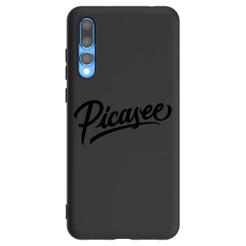 Picasee Μαύρη θήκη σιλικόνης για Huawei P20 Pro - Picasee - old logo - black