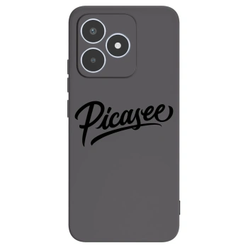 Picasee Μαύρη θήκη σιλικόνης για Realme C53 - Picasee - old logo - black