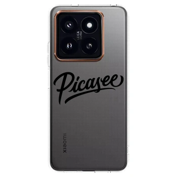 Picasee διαφανής θήκη σιλικόνης Xiaomi 14 Pro - Picasee - old logo - black