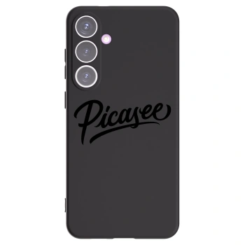 Picasee Μαύρη θήκη σιλικόνης για Samsung Galaxy S24+ S926B 5G - Picasee - old logo - black