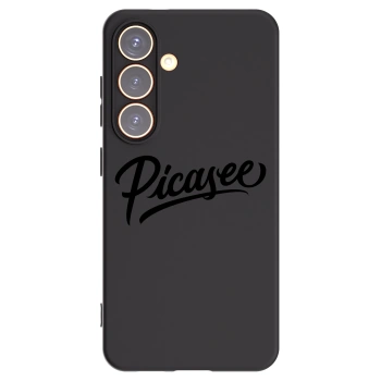 Picasee Μαύρη θήκη σιλικόνης για Samsung Galaxy S24 S921B 5G - Picasee - old logo - black