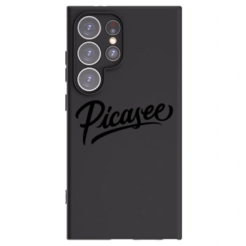 Picasee Μαύρη θήκη σιλικόνης για Samsung Galaxy S24 Ultra S928B 5G - Picasee - old logo - black