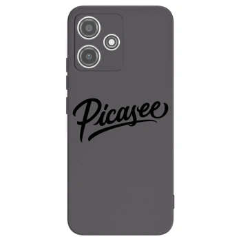 Picasee Μαύρη θήκη σιλικόνης για Xiaomi Redmi 12 5G - Picasee - old logo - black