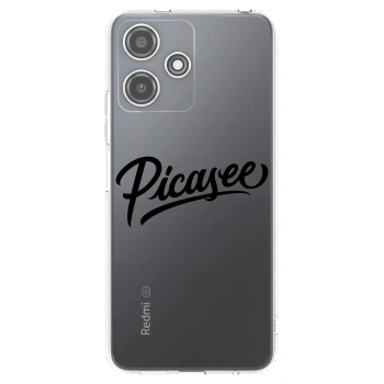 Picasee διαφανής θήκη σιλικόνης Xiaomi Redmi 12 5G - Picasee - old logo - black