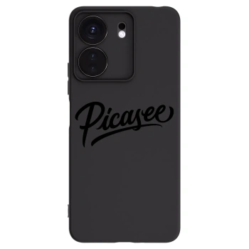 Picasee Μαύρη θήκη σιλικόνης για Xiaomi Redmi 13C 4G - Picasee - old logo - black